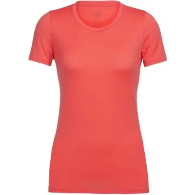 Icebreaker W's Tech Lite SS Low Crewe Poppy Red