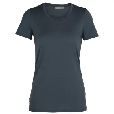 Icebreaker W's Tech Lite SS Low Crewe Serene Bluer