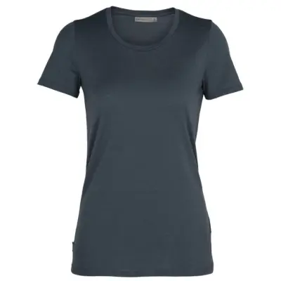 Icebreaker W's Tech Lite SS Low Crewe Serene Bluer