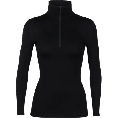 Icebreaker W's Tech LS Half Zip 260 Black