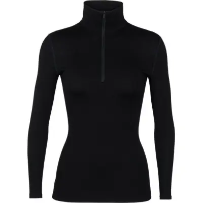 Icebreaker W's Tech LS Half Zip 260 Black