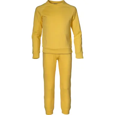 Isbjörn of Sweden Kids' Panda Chill Sweater & Pant Bananacream