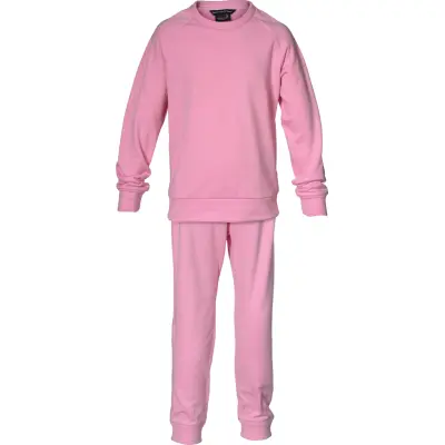 Isbjörn of Sweden Kids' Panda Chill Sweater & Pant Frostpink