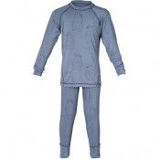 Isbjörn Polarbear Set Baselayer Kids Lagoon