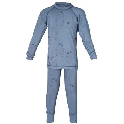 Isbjörn Polarbear Set Baselayer Kids Lagoon