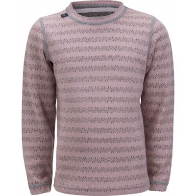 Ulvang Juniors' 50Fifty 3.0 Round Neck Sweet Pink Mix