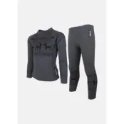 Kåbdalis Merino Set, Anthracite, 170,  Ullunderställ