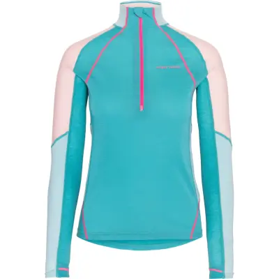 Kari Traa Women's Alma Half Zip Blue Lagoon