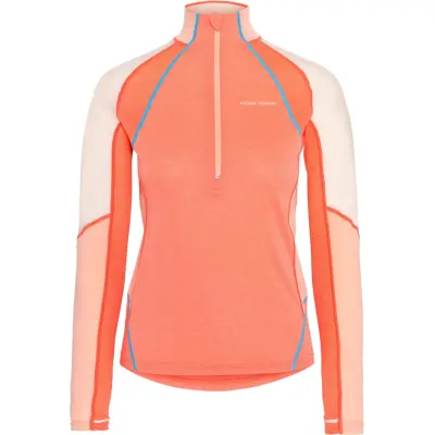 Kari Traa Women's Alma Half Zip Coral