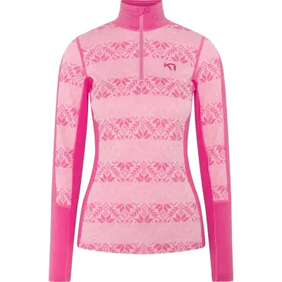 Kari Traa Women's Anna Half Zip Bright Pink