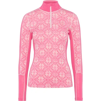 Kari Traa Women's Anna Half Zip Bubblegum