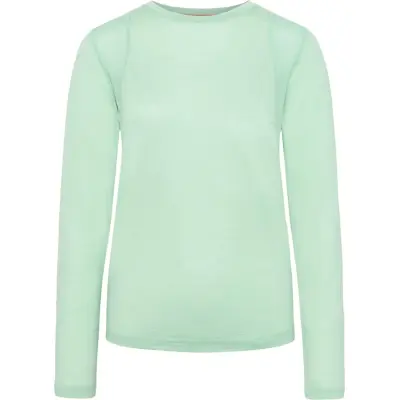 Kari Traa Women's Embla Wool Long Sleeve Light Green