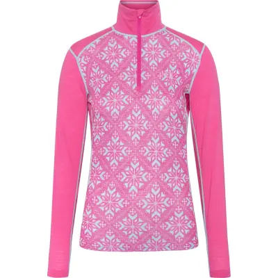 Kari Traa Women's Iselin Half Zip Bright Pink