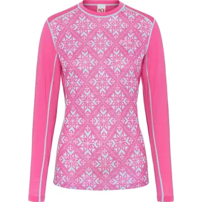 Kari Traa Women's Iselin Long Sleeve Bright Pink