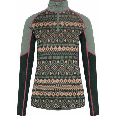 Kari Traa Women's Malia Half Zip Dusty Midtone Green