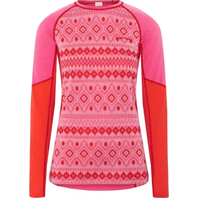 Kari Traa Women's Malia Long Sleeve Bright Pink