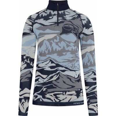 Kari Traa Women's Mille Half Zip Dark Navy Blue