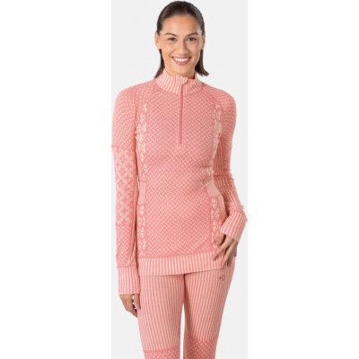 Kari Traa Women's Smekker Half Zip Pastel Dusty Pink
