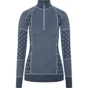 Kari Traa Women's Smekker Half Zip Pastel Light Blue