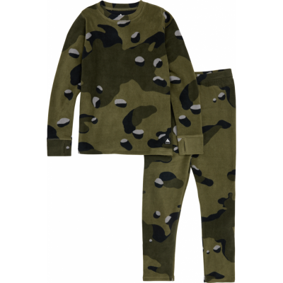 Kids' Burton Fleece Base Layer Set Frst Mss Cookie Camo