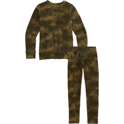 Burton Kids' Burton Fleece Base Layer Set Cobra Camo