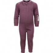 Lindberg Kids' Merino Overall  Dry Rose