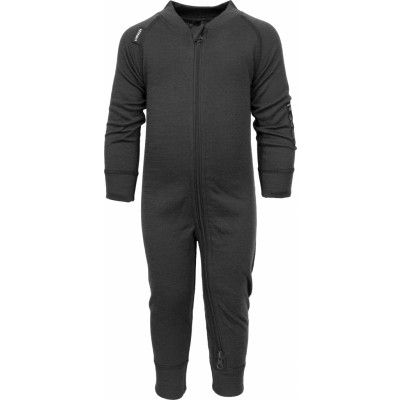 Lindberg Kids' Merino Overall  Black Melange