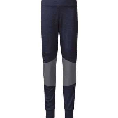 Bergans Kids' Myske Wool Pant Navy Melange/Solid Dark Grey