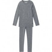 Reima Kids' Thermal Set Kinsei Melange Grey