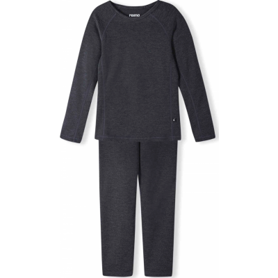 Reima Kids' Thermal Set Lani Black Melange