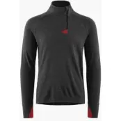 Klättermusen Huge Half Zip Sweater M'S Raven/Burnt Russet Raven/Burnt Russet M