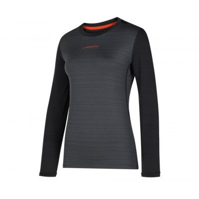 La Sportiva Tour Long Sleeve Women Carbon/Cherry Tomato