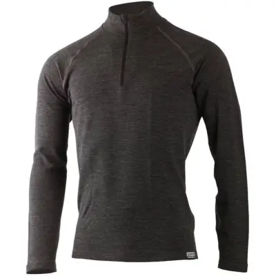 Lasting Men's Honka Half Zip underställ i merinoull