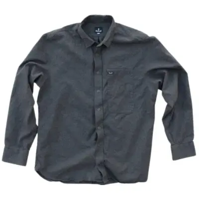Lemmelkaffe Flannel Shirt Överboda Dark Grey