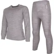 Lindberg Juniors' Merino Set  Grey Melange