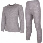 Lindberg Juniors' Merino Set Grey Melange