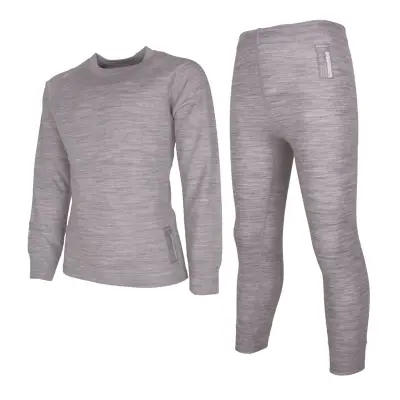 Lindberg Merino Set Greymelange - 170