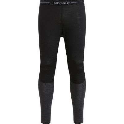Icebreaker Men's 125 ZoneKnit™ Leggings Black/Jet Heather/CB