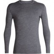 Icebreaker Men's 200 Oasis Long Sleeve Crewe Gritstone Hthr-013