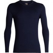 Icebreaker Men's 200 Oasis Long Sleeve Crewe Midnight Navy