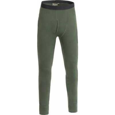 Pinewood Men's Abisko Merino Base Layer Pants Dark Moss Green