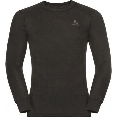 Odlo Men's Active Warm ECO Baselayer Shirt Steel Grey Melange