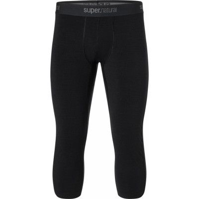super.natural Men's Arctic230 Tight 3/4 Jet Black