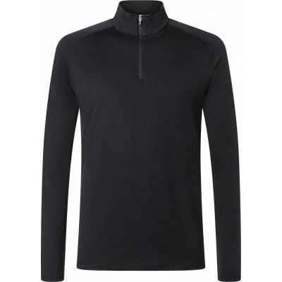 super.natural Men's Arctic230 Zip 1/4 Jet Black