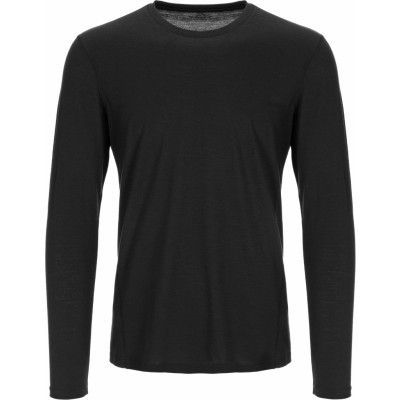 super.natural Men's Base Longsleeve 175 Jet Black