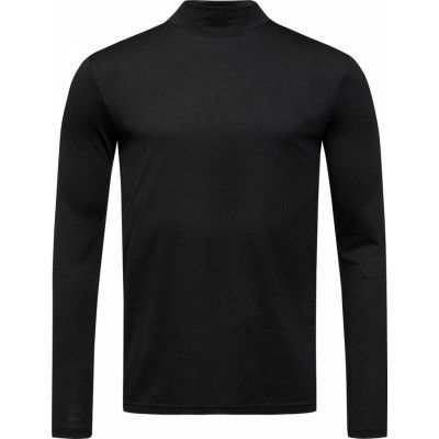 super.natural Men's Base Turtle Neck 175 Jet Black
