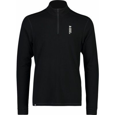 Mons Royale Men's Cascade Merino Flex 200 1/4 Zip Black