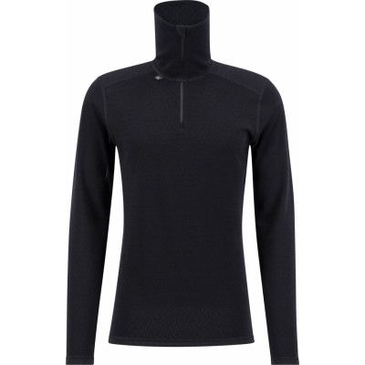 Ulvang Men's Comfort 200 Turtle Neck With Zip Black/Black