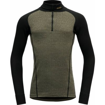 Devold Men's Duo Active Merino 205 Zip Neck Lichen/Caviar