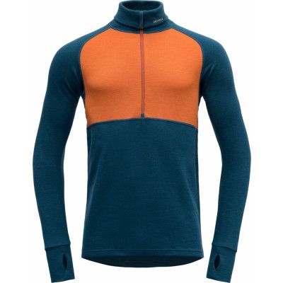 Devold Men's Expedition Merino 235 Zip Neck Flame/Flood